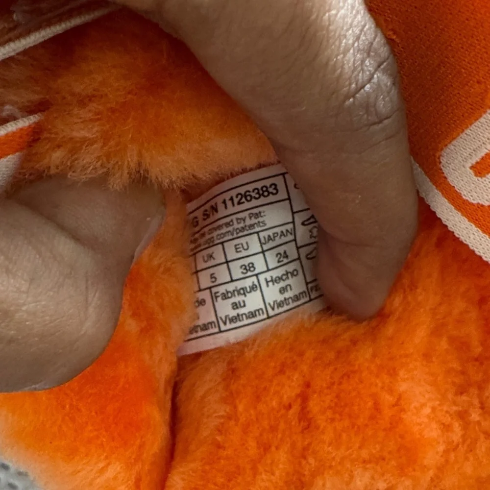 UGG Disco Wildflower Orange Knot Slide Slipper Shoes US 7 - Picture 9 of 9